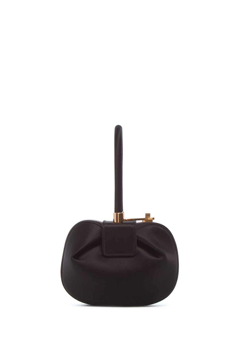 Demi Bag in Black Satin