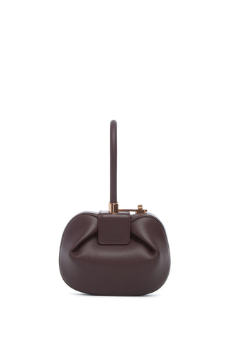Bordeaux Nappa Leather Demi Bag - Back View with Top Handle | Gabriela Hearst