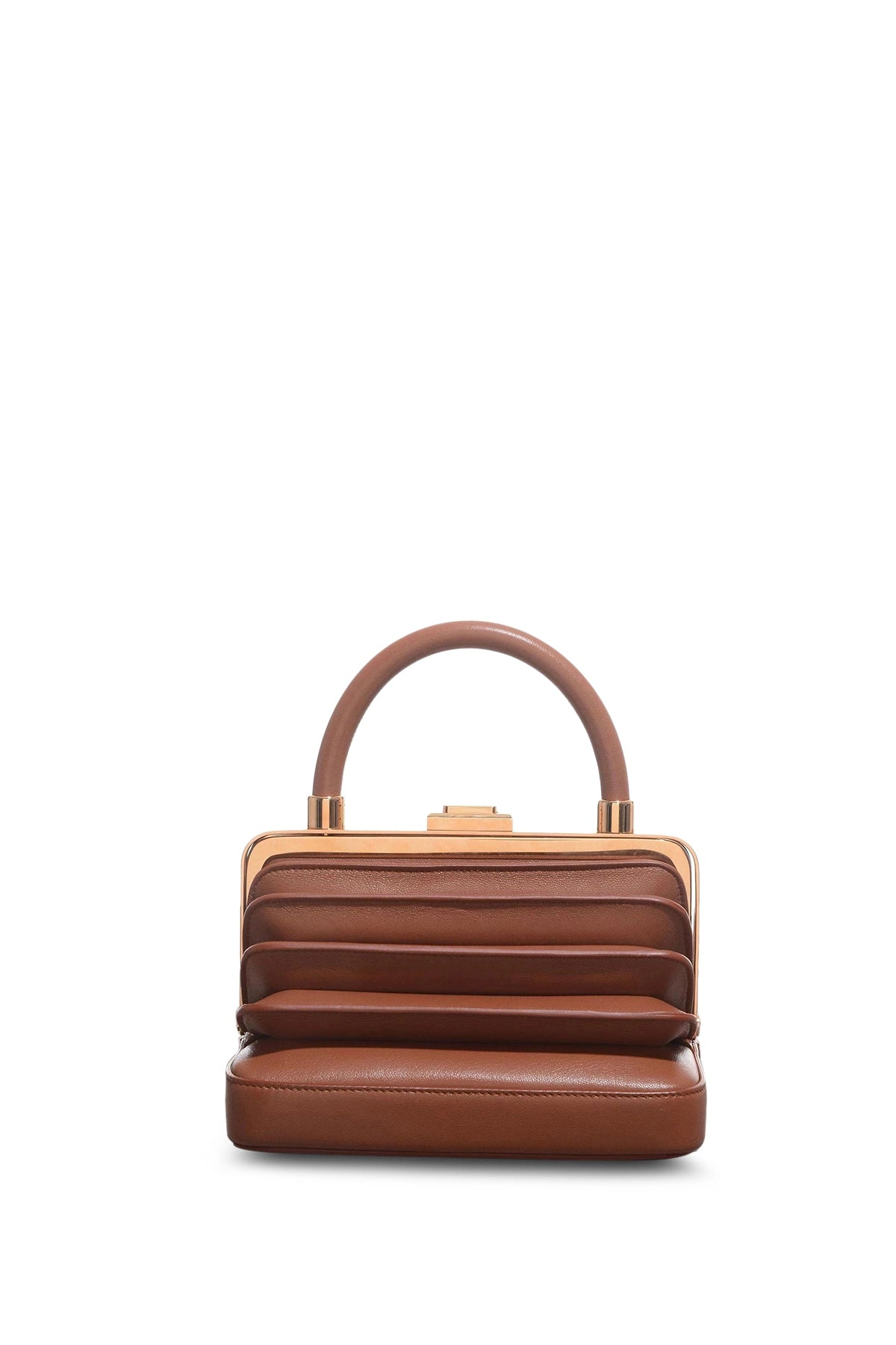 Diana Bag in Cognac Nappa Leather
