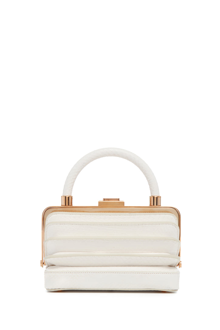 Diana Bag in Ivory Snakeskin