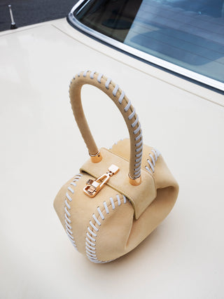 Whipstitch Demi Bag in Nude Suede – Gabriela Hearst Whipstitch Demi Bag in Nude Suede – Gabriela Hearst