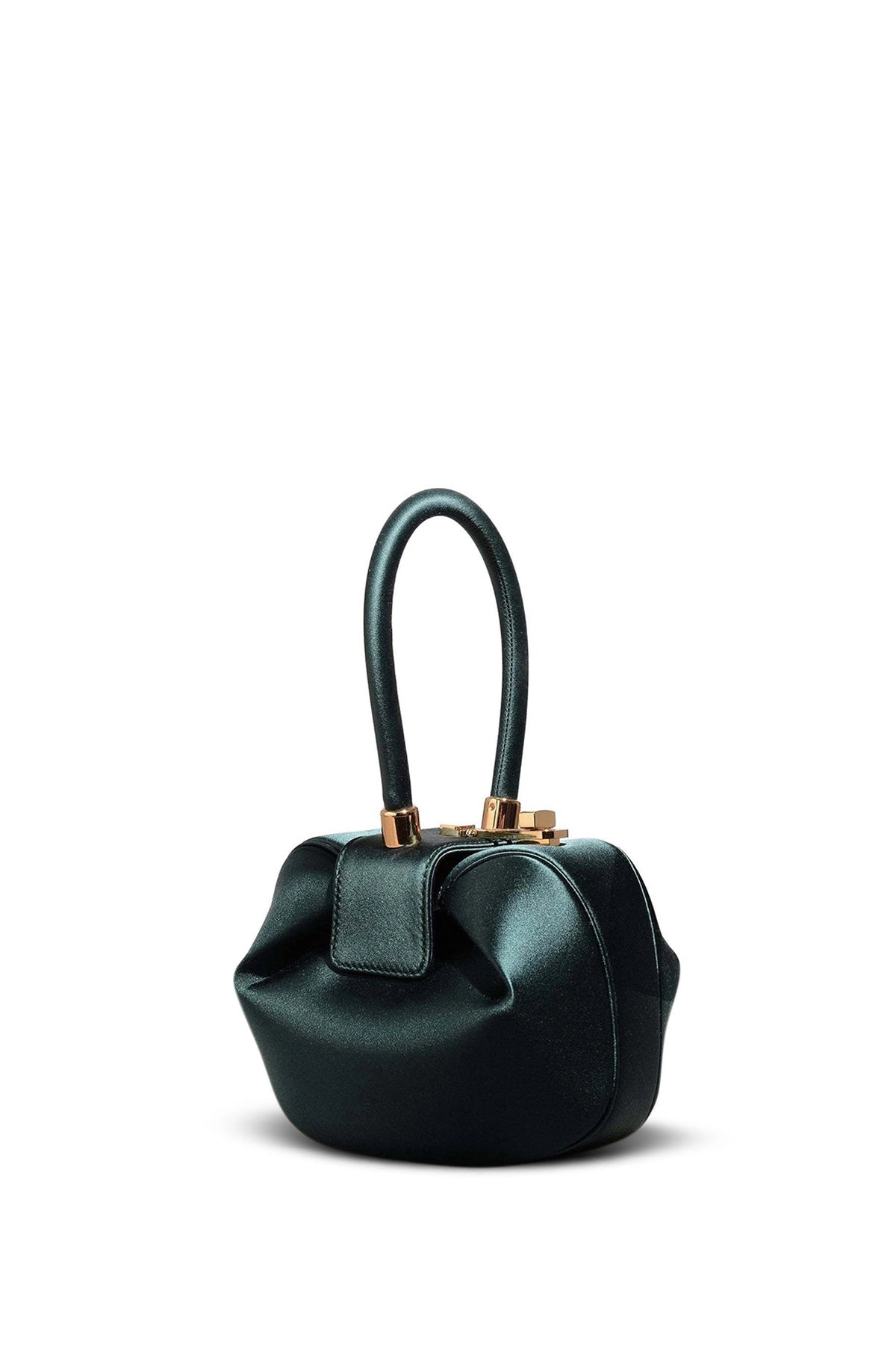 Gabriela Hearst Nina Leather Top-Handle Bag, Black, Women's