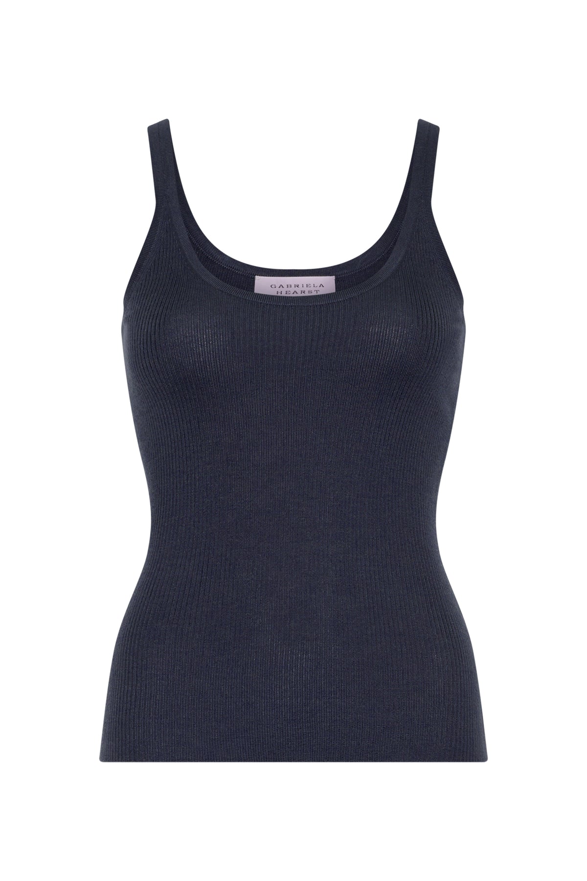 Cinxia Knit Tank Top in Denim Cashmere Silk