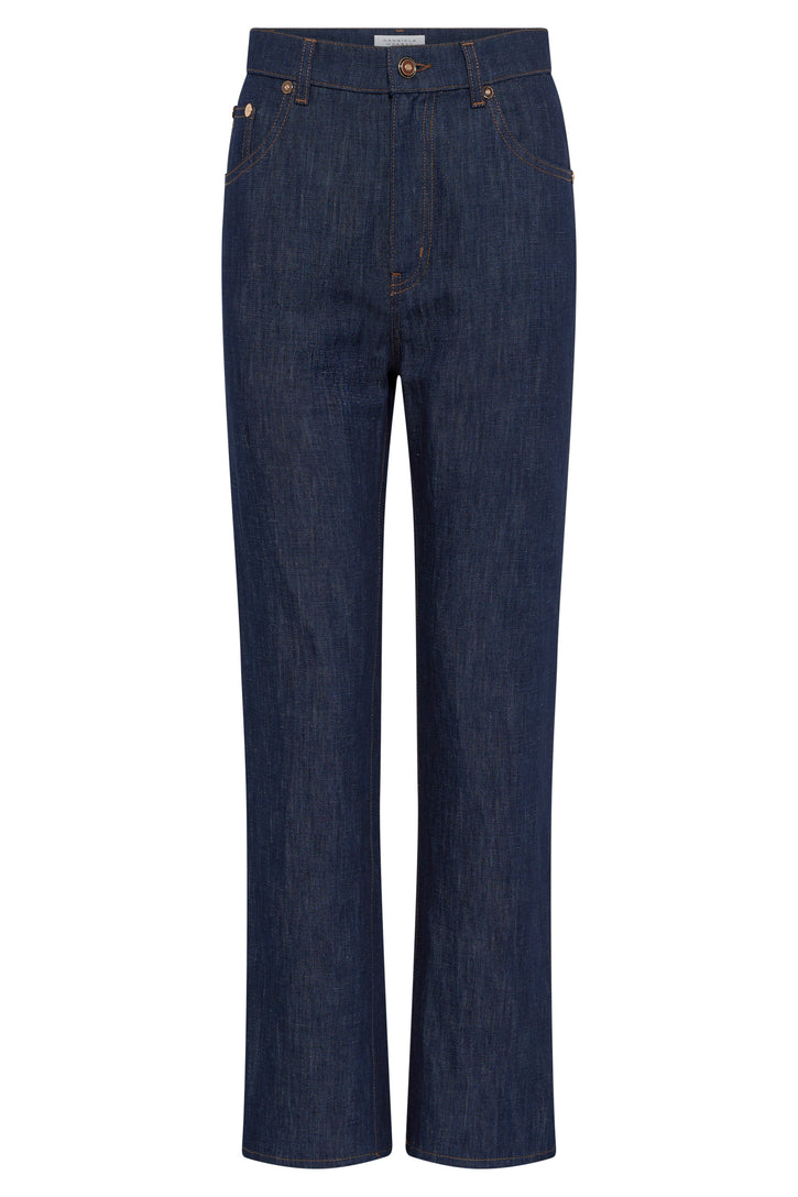 Elara Cropped Jean in Recycled Cotton Denim