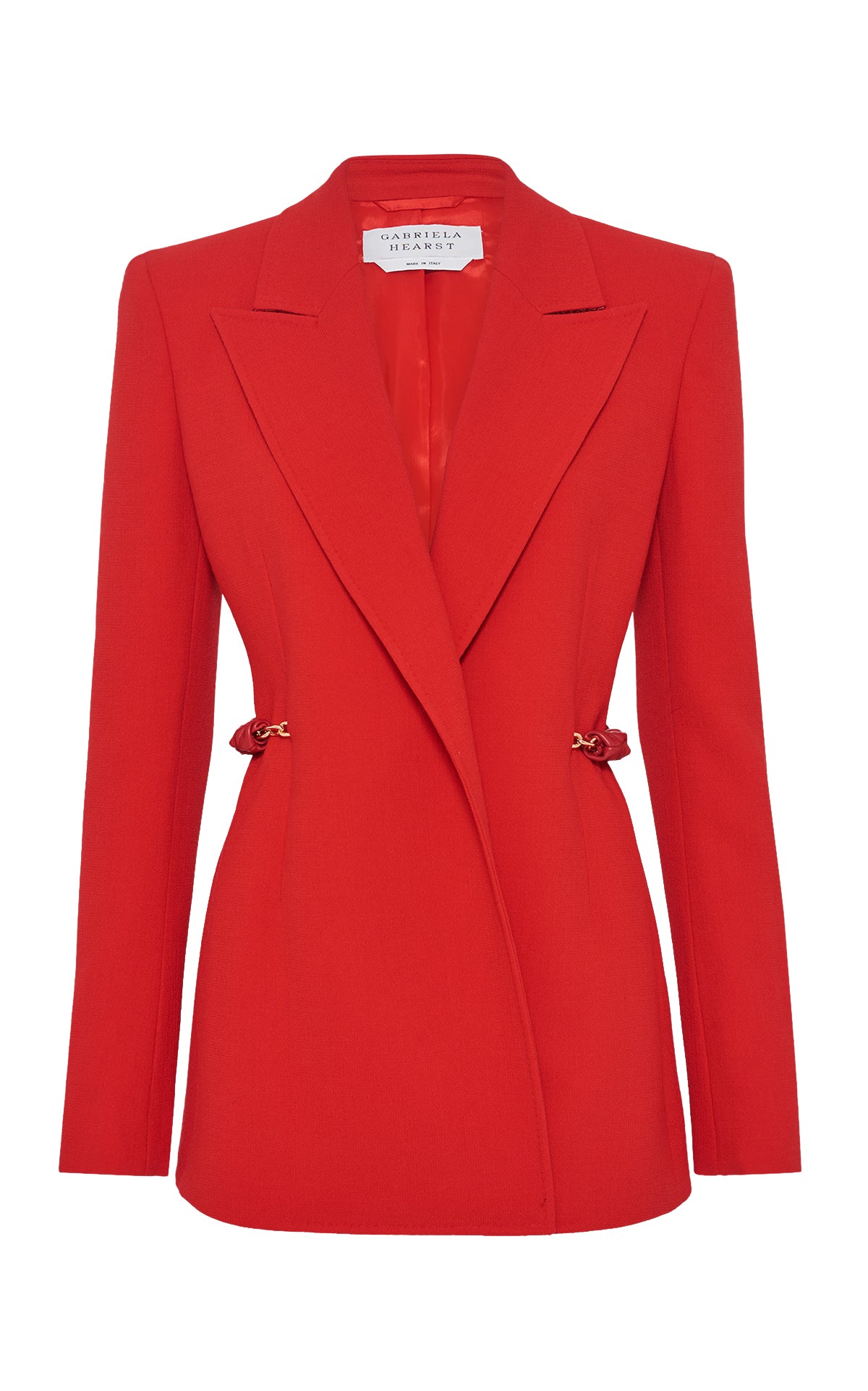 Epona Blazer in Scarlet Red Virgin Wool