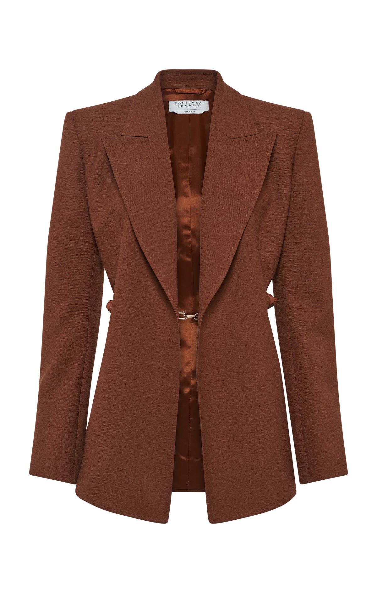 【VIP価格】GABRIELA HEARST Epona Blazer Epona Chain Blazer in Cognac Recycled Virgin Wool – Gabriela