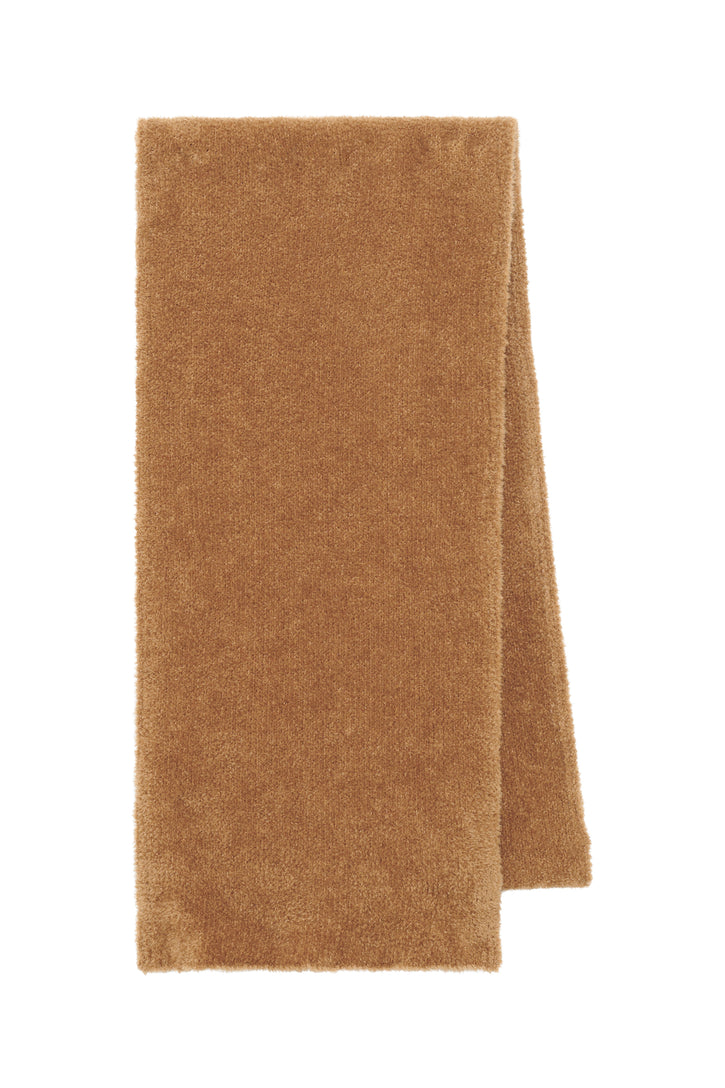 Eunoia Knit Scarf in Mid Camel Silk