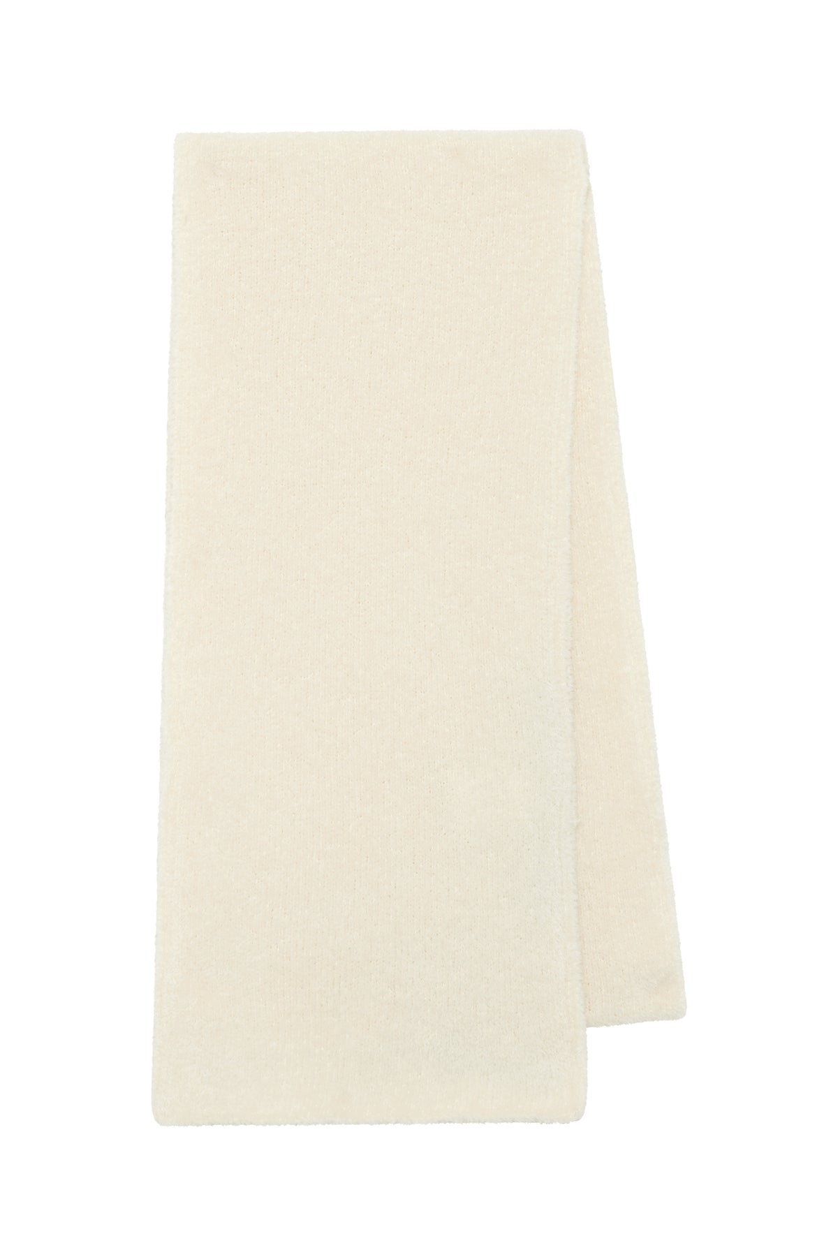 Eunoia Knit Scarf in Ivory Silk