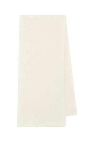 Eunoia Knit Scarf in Ivory Silk