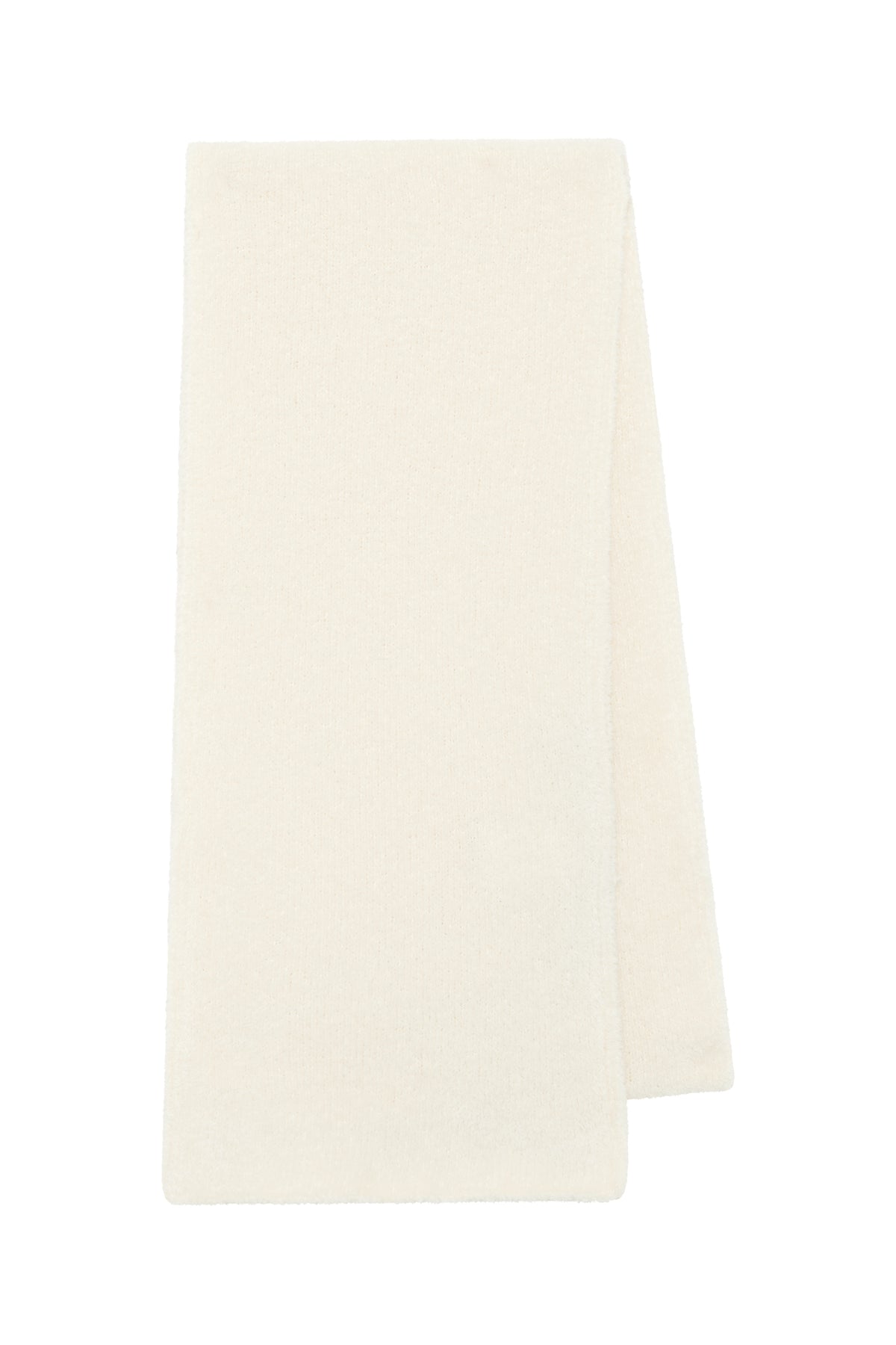 Eunoia Knit Scarf in Ivory Silk