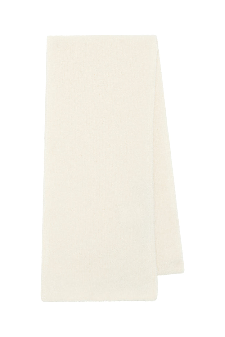Eunoia Knit Scarf in Ivory Silk