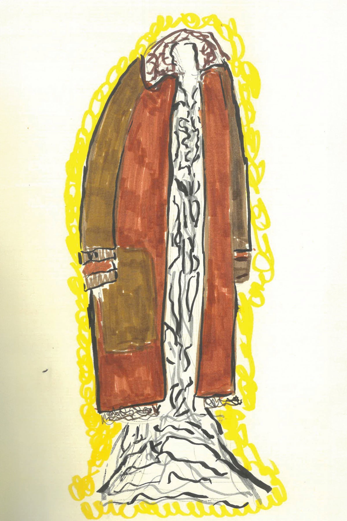 Arbor Coat in Cognac Vachetta Leather