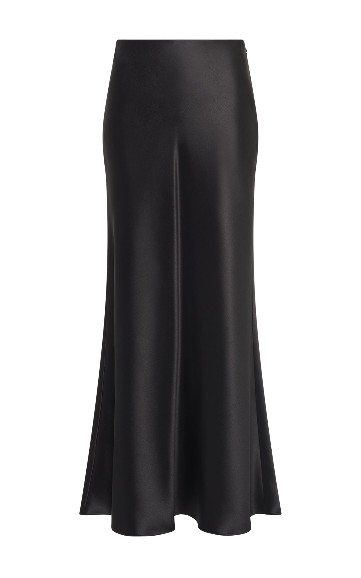 Frei Maxi Skirt in Black Silk
