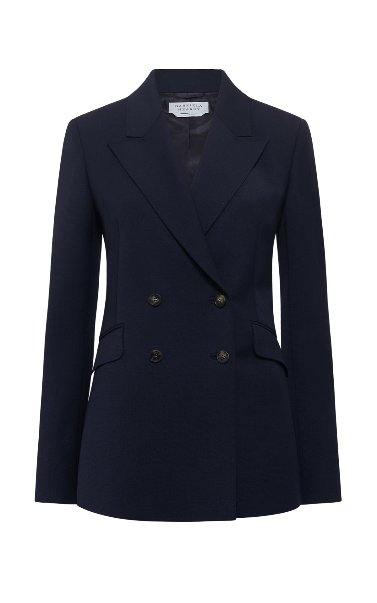 Angela Blazer in Dark Navy Sportswear Wool