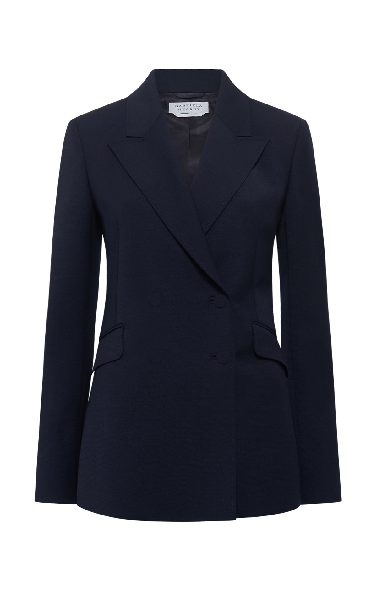 Angela Blazer in Dark Navy Sportswear Wool