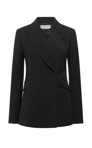 Angela Blazer in Black Sportswear Wool