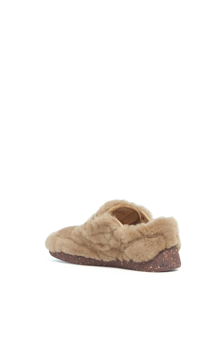Ohio Slip-on Sneaker in Champagne Shearling