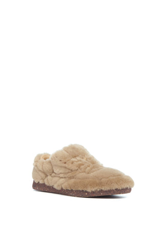 Ohio Slip-on Sneaker in Champagne Shearling