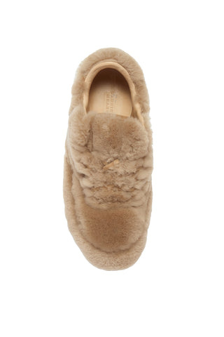 Ohio Slip-on Sneaker in Champagne Shearling