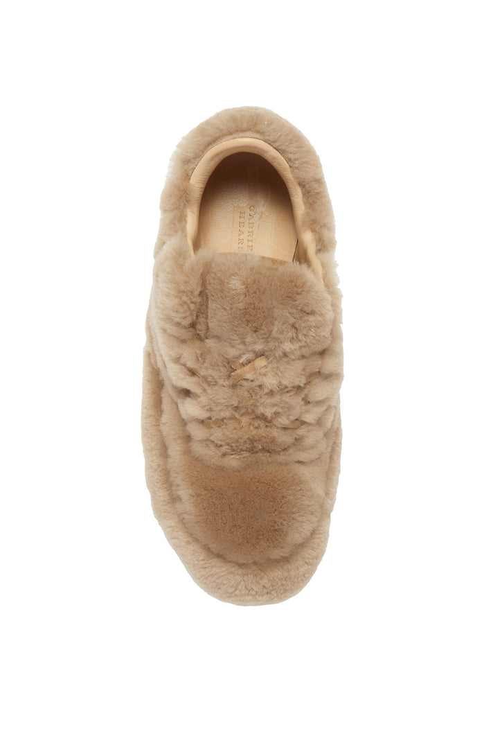 Ohio Slip-on Sneaker in Champagne Shearling