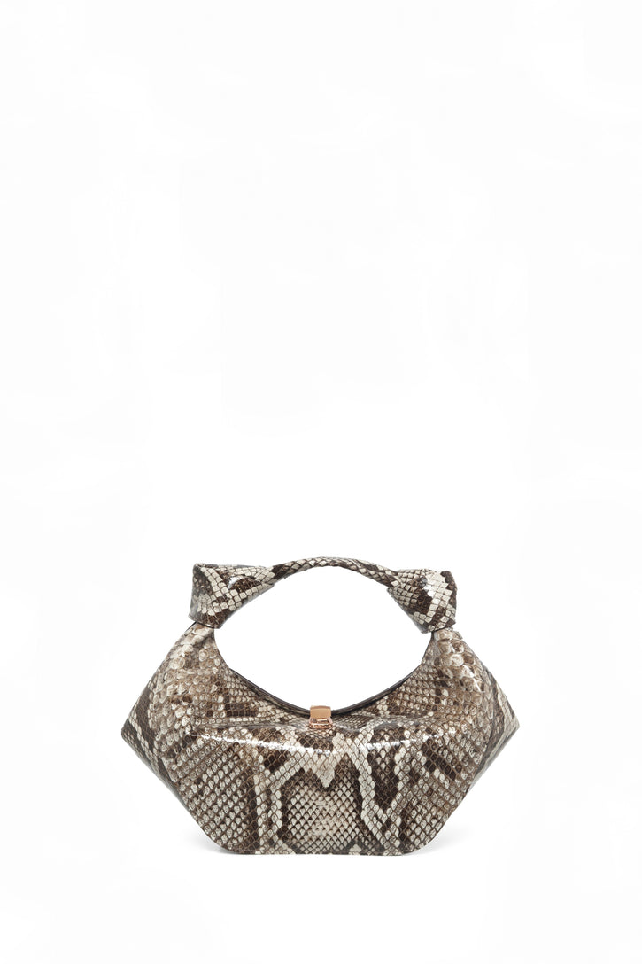 Mini Antonia Bag in Black & White Inversa™ Snakeskin
