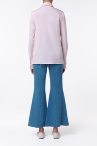 Cruz Shirt in Pale Blush Sea Island Cotton Poplin