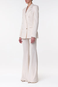 Gavin Blazer in Ivory Sea Island Cotton Corduroy