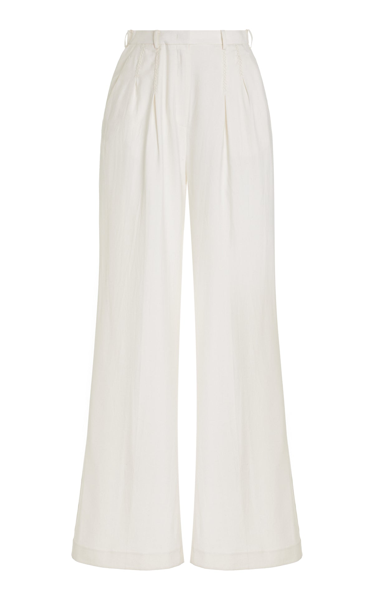 Vargas Pant in Ivory Lightweight Cashmere