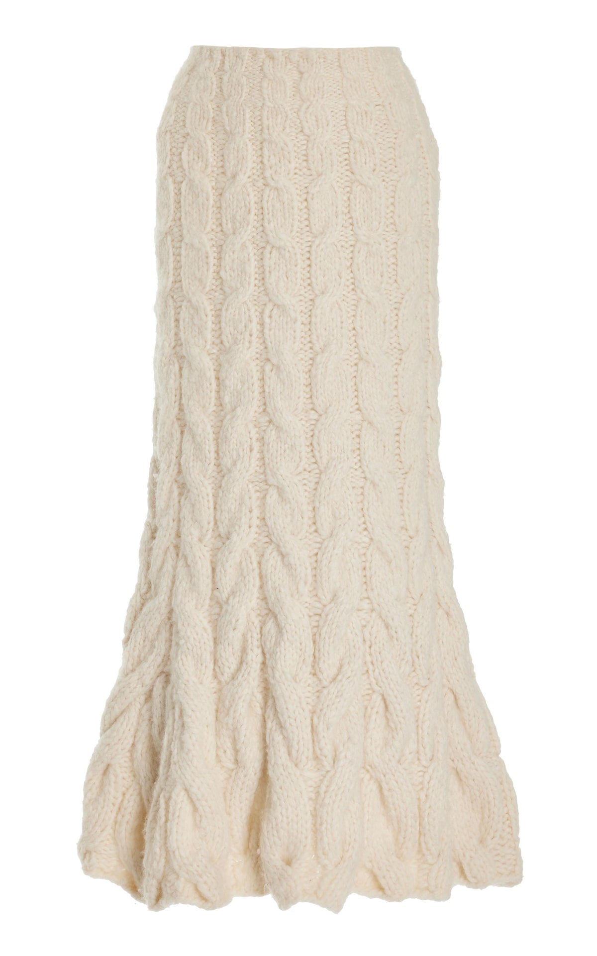 Sienna Skirt in Ivory Welfat Cashmere
