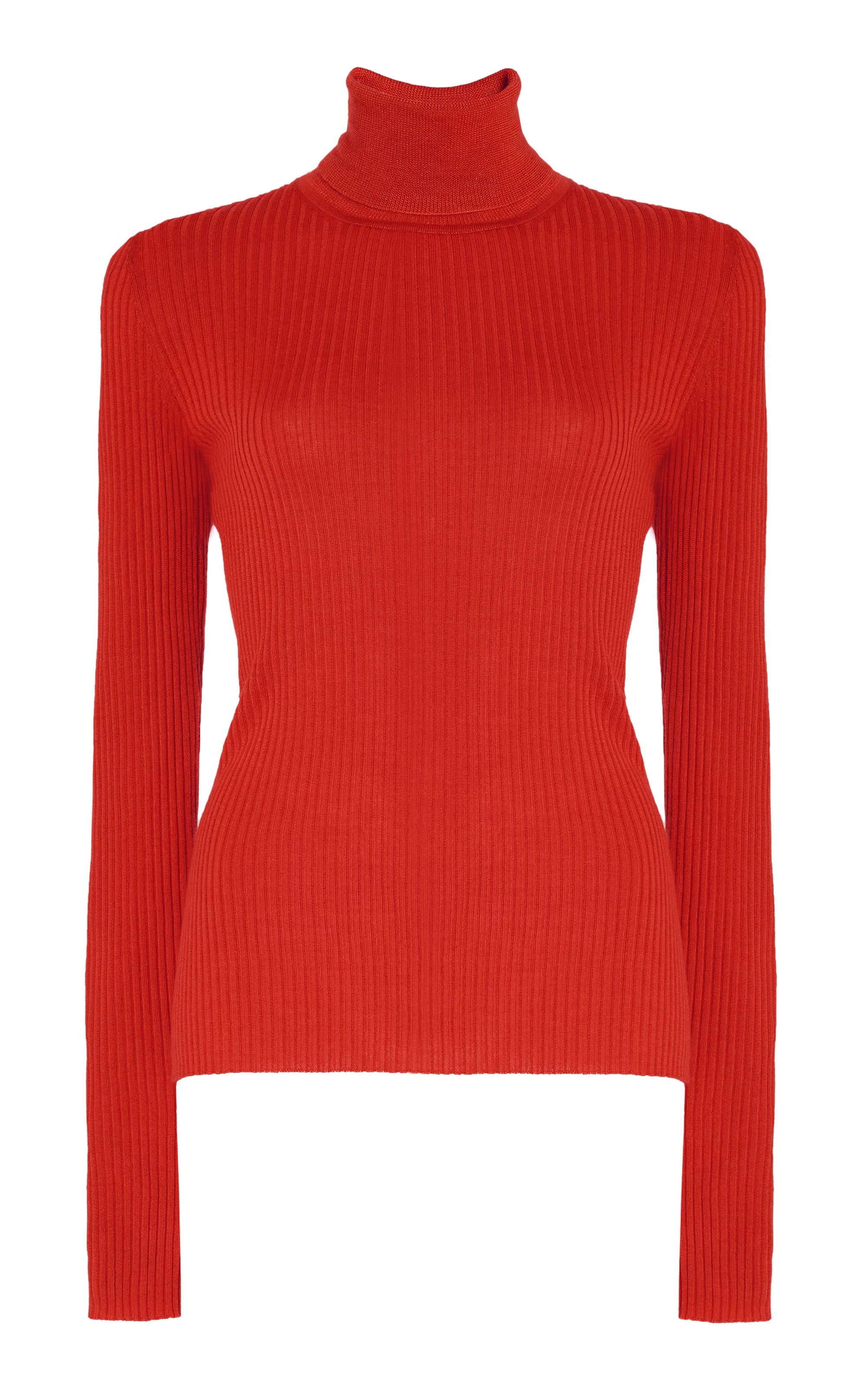 Womens red hot sale turtleneck shirt