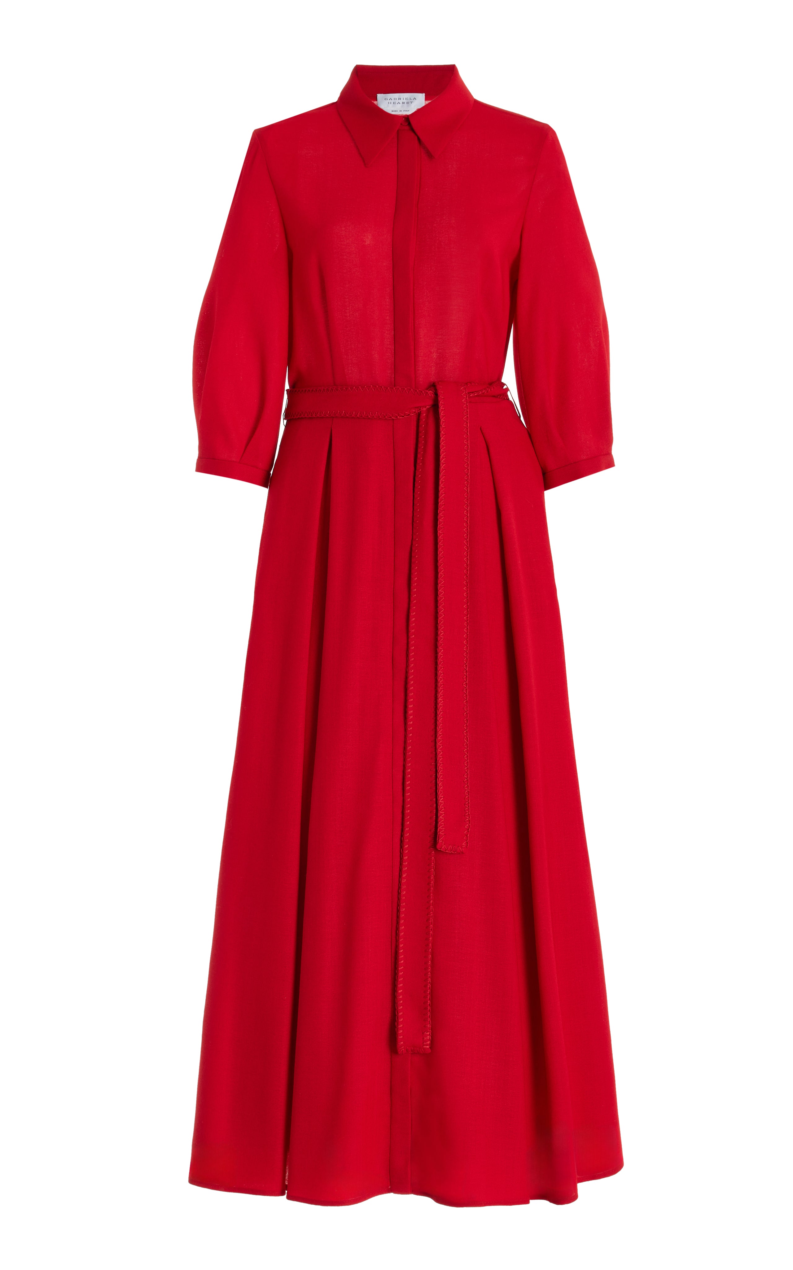 【Gabriela Hearst】 Erisホルターネックウールブラレット Costa Knit Turtleneck in Bordeaux Cashmere Silk – Gabriela