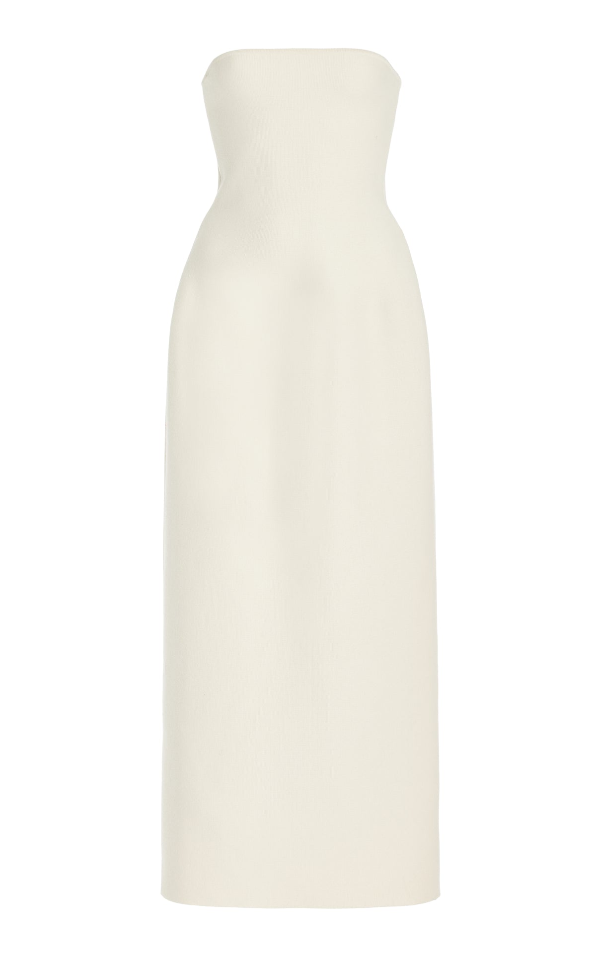 Immanuel Knit Maxi Dress in Ivory Merino Wool