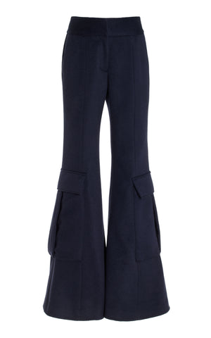 Bate Cargo Pant in Dark Navy Cashmere