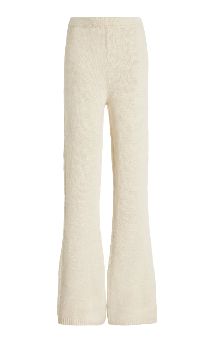 Ornston Knit Pant in Ivory Cashmere