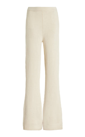 Ornston Knit Pant in Ivory Cashmere