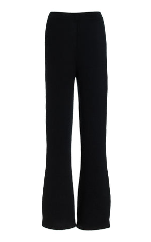Ornston Knit Pant in Black Cashmere