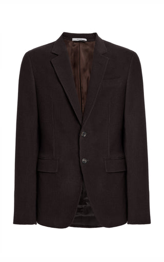 Irving Jacket in Chocolate Cashmere Corduroy
