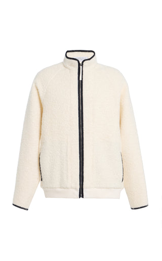 August Jacket in Ivory Recycled Cashmere Boucle