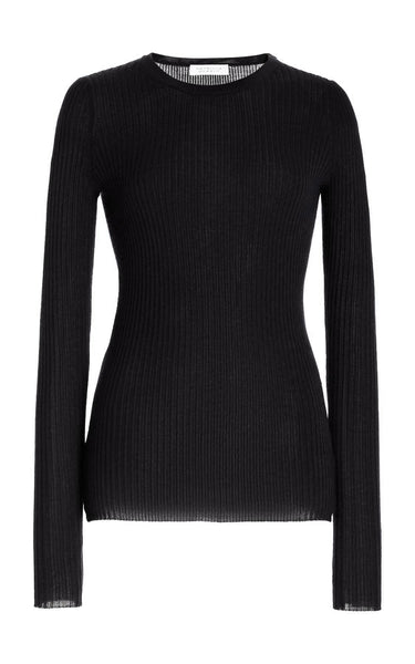 BASLER Black Silk Blend Knit retailer Sweater