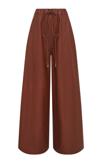 Gelos Pant in Cognac Soft Leather