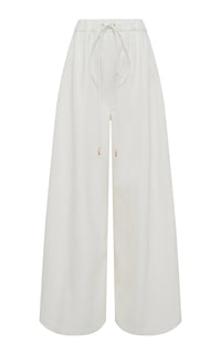 Gelos Pant in Ivory Soft Leather