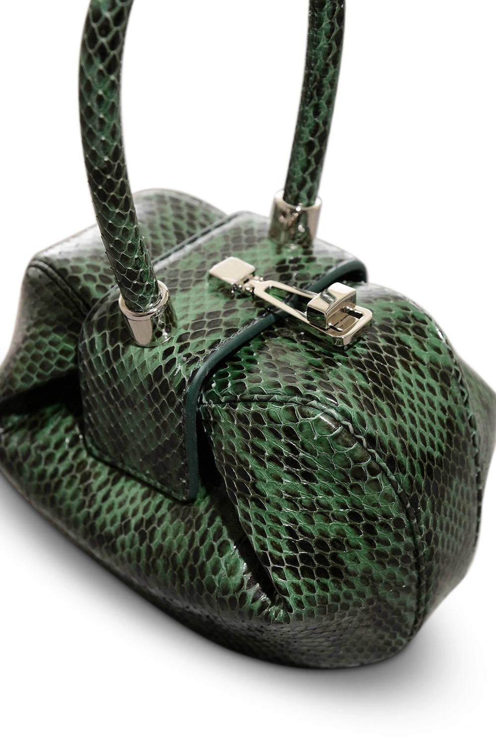 Demi Bag in Green Snakeskin Gabriela Hearst