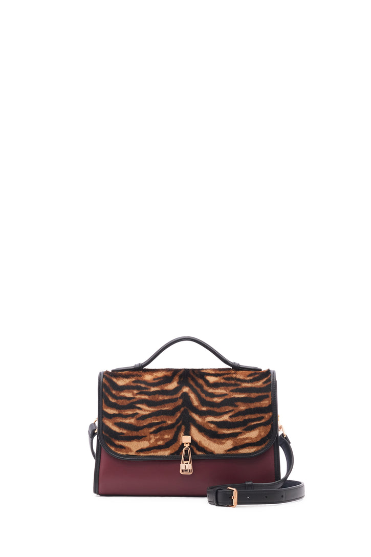 Leonora Flap Bag in Multi Leather