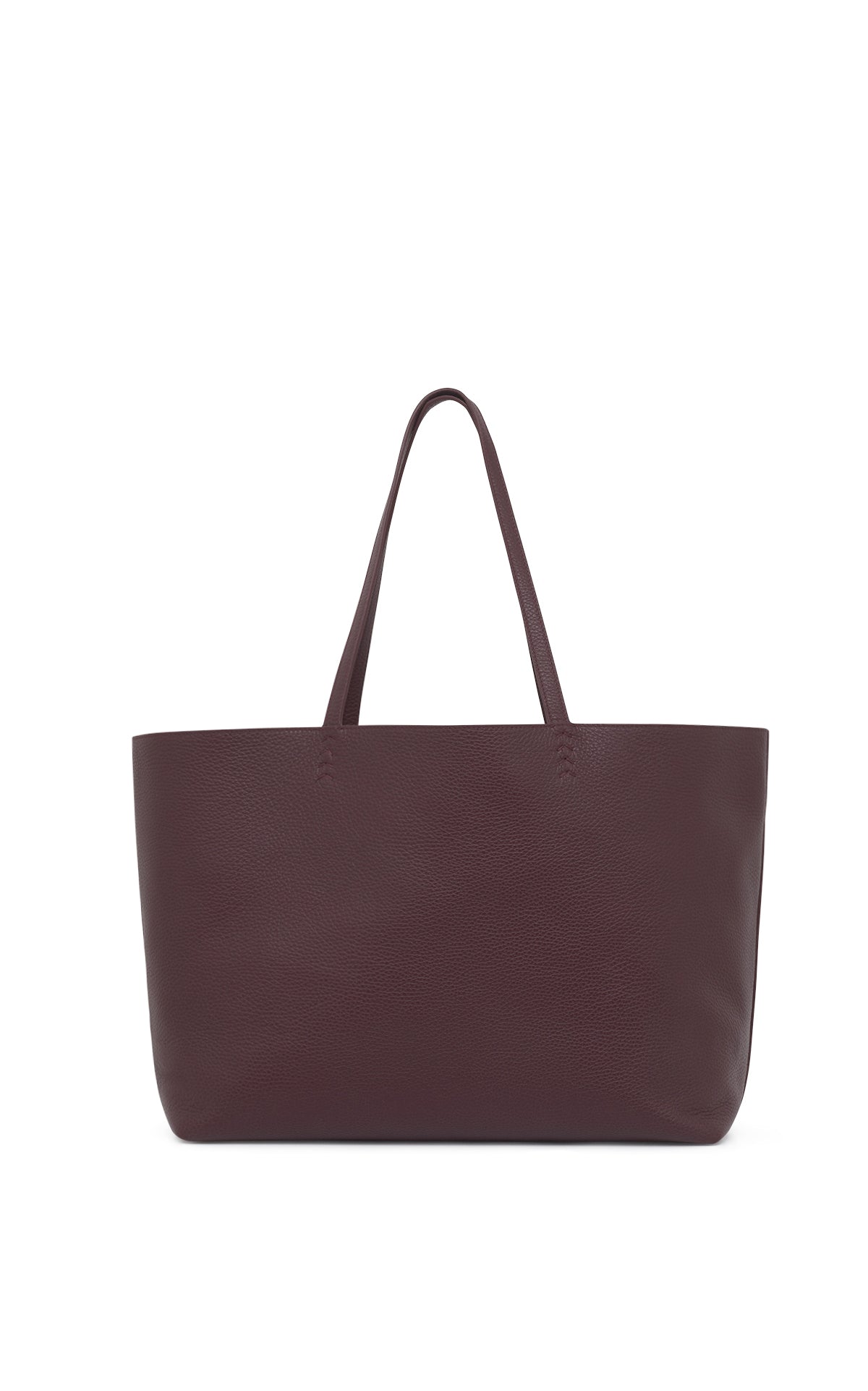 Avebury Tote Bag in Bordeaux Textured Leather