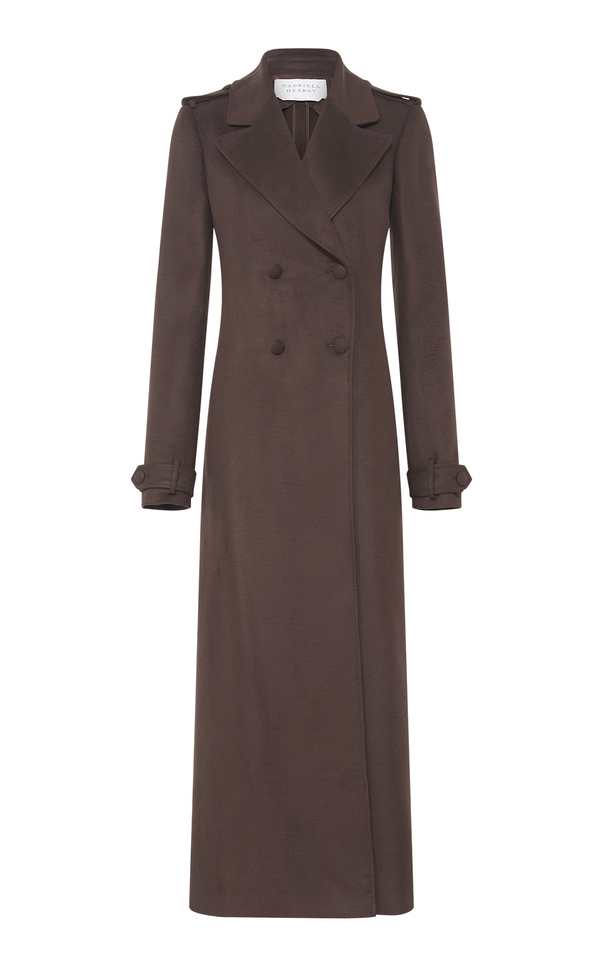 Houstt Coat in Chocolate Silk