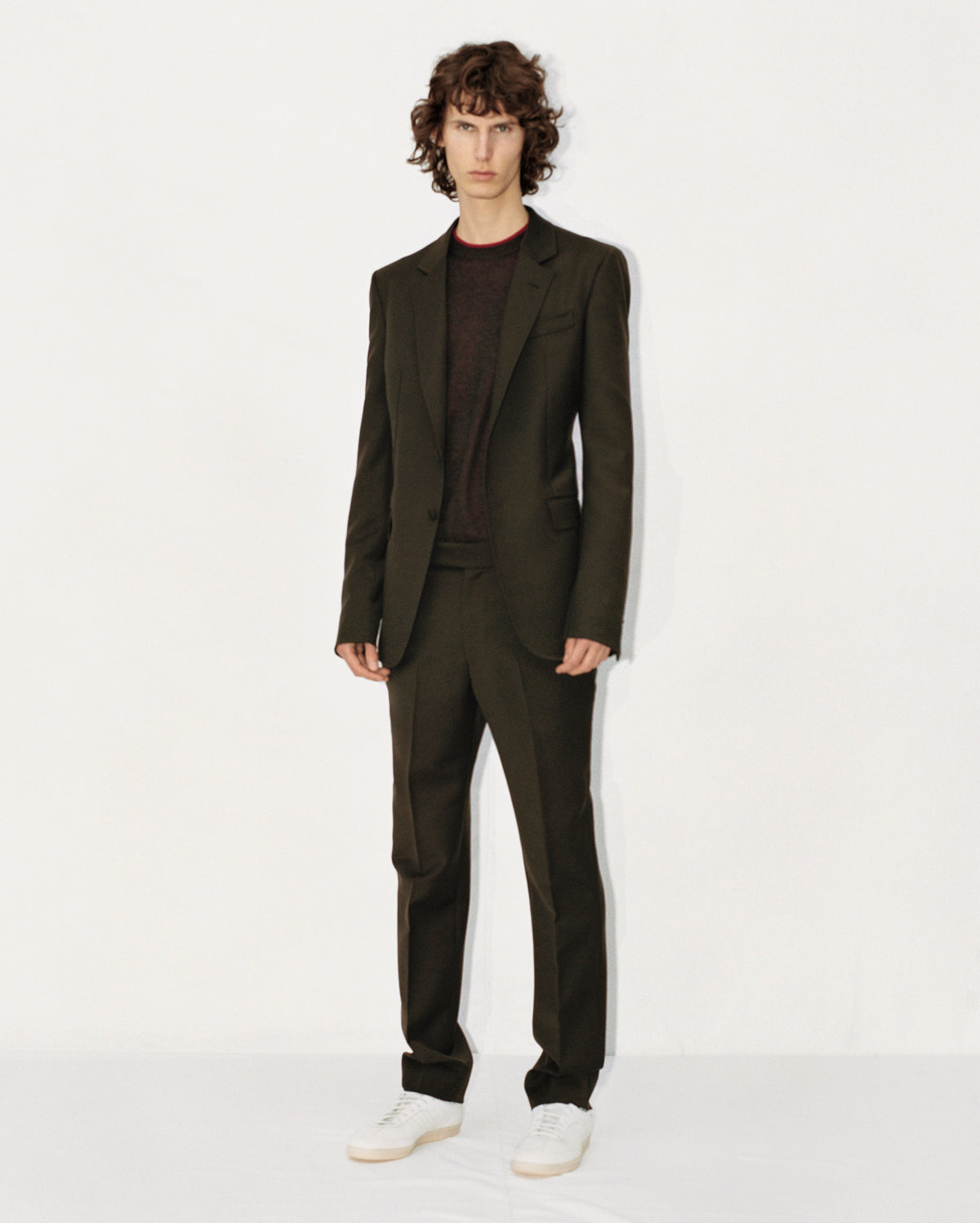 Sebastian Pant in Chocolate Sportswear Wool