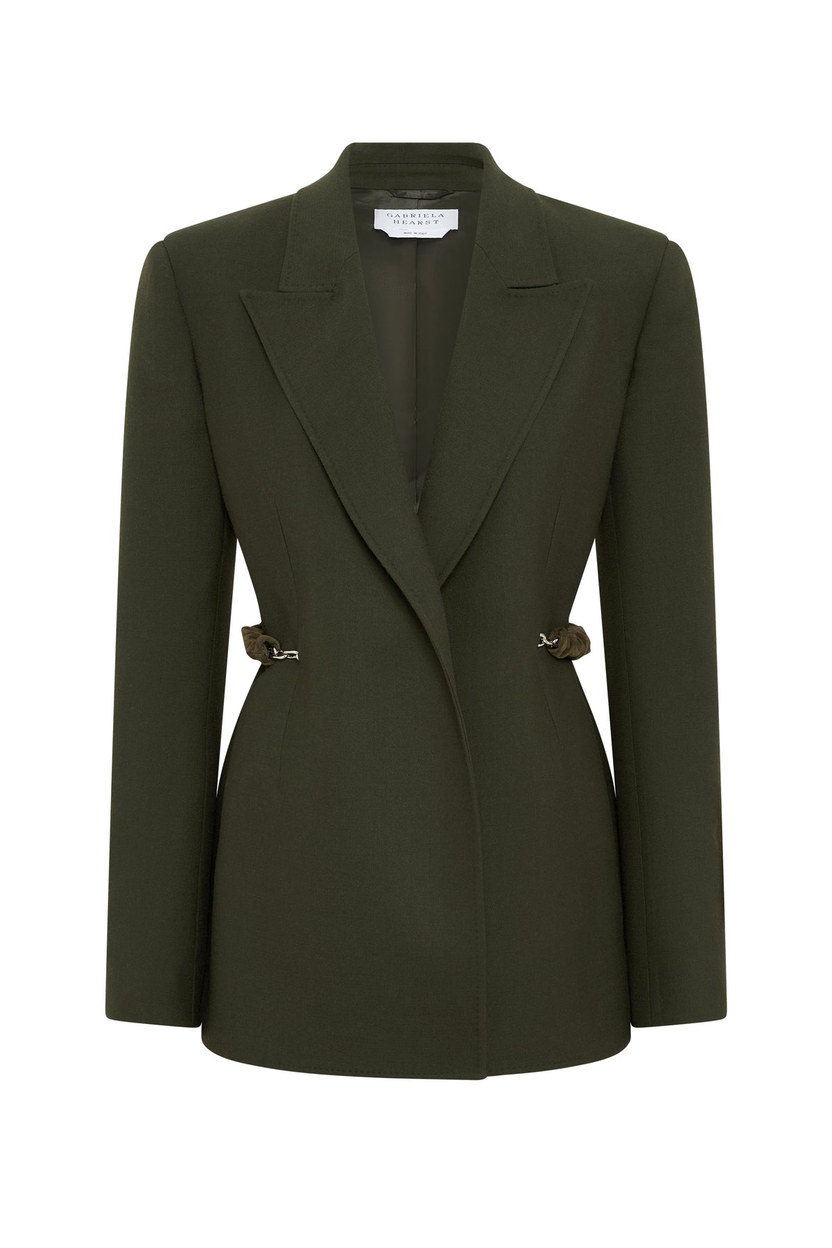 Epona Blazer in Olive Recycled Virgin Wool