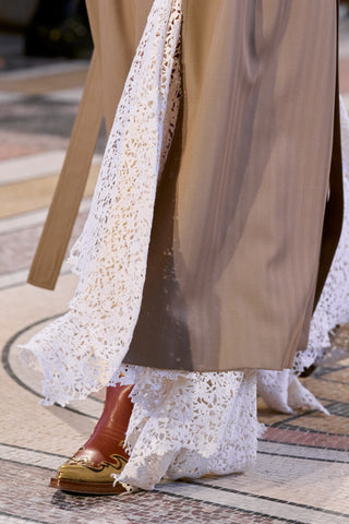 Capitana Hand Painted Cowboy Boot in Cognac & Gold Leather