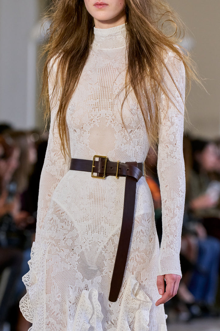 Marlene Belt in Chocolate Leather