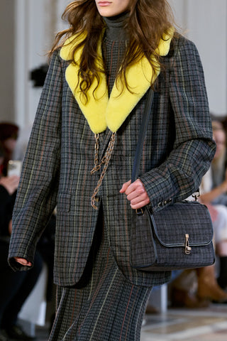 Demeter Coat Collar in Yellow Shearling
